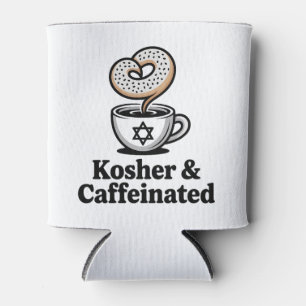 Enfriador De Latas Kosher y Café Judío Cafeado Hanukkah