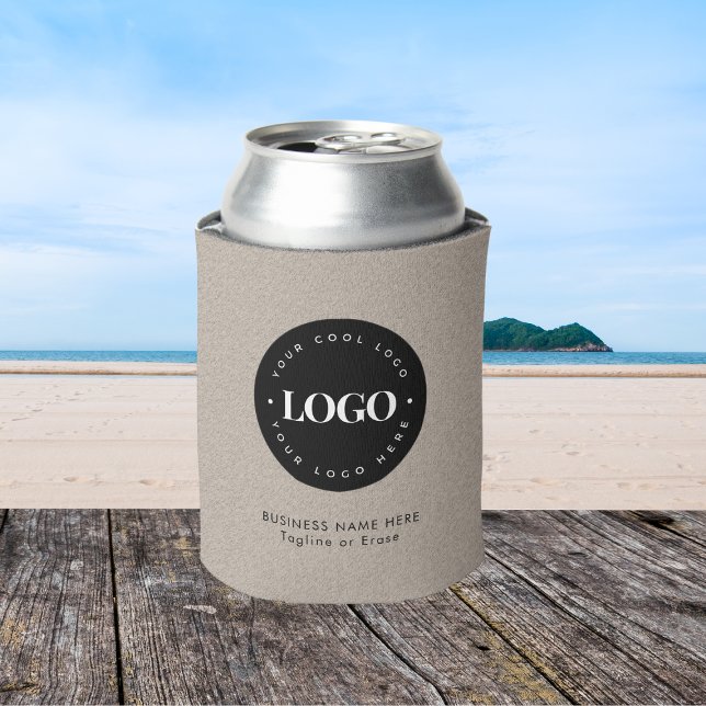 Enfriador De Latas Kraft Earthy Personalizado Business Company Logo T (Subido por el creador)