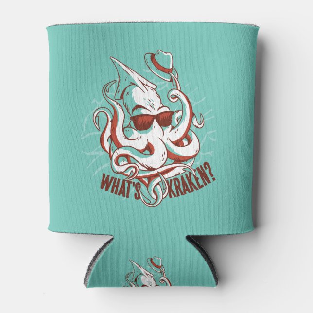 Enfriador De Latas Kraken Monster Funny (Anverso)