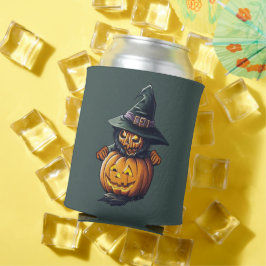 Enfriador De Latas Kürbishexe im Katzenkostüm - 