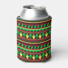 Enfriador De Latas Kwanzaa Verde amarillo rojo negro