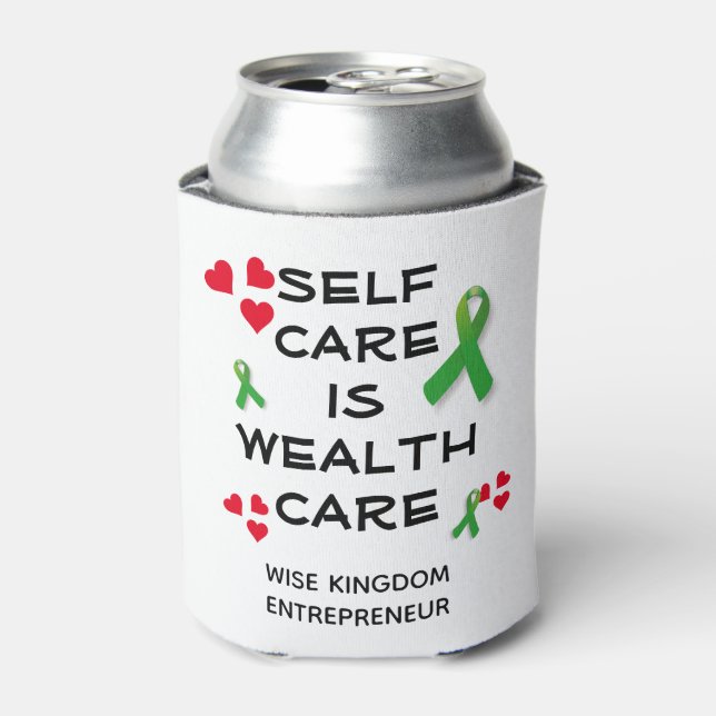Enfriador De Latas LA ATENCIÓN PROPIA DE LA SALUD Mental ES LA ATENCI (Lata Anverso)
