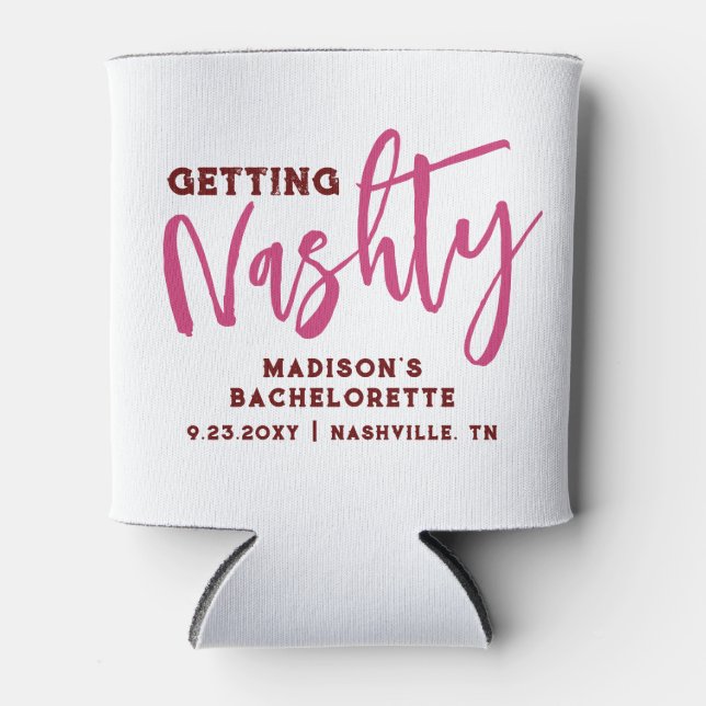 Enfriador De Latas La Bachelorette de Nashville Personalizada (Anverso)