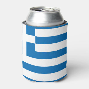 Enfriador De Latas La bandera nacional de Grecia