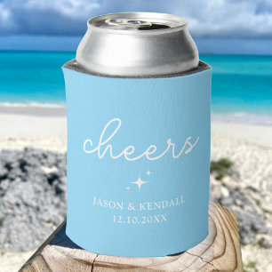 Enfriador De Latas La boda personalizada favorece al Boda personaliza