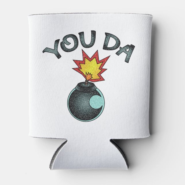 Enfriador De Latas La bomba Purpurina (Anverso)