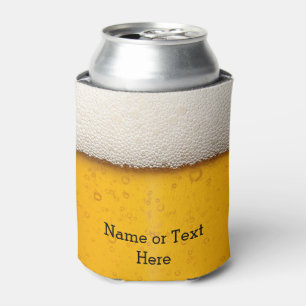 Enfriador De Latas La cerveza burbujea modelo del fondo