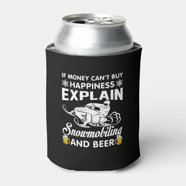 Enfriador De Latas La cerveza Money Buy Happiness (Lata Anverso)