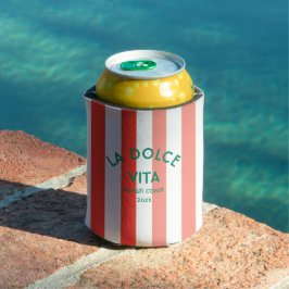 Enfriador De Latas La Dolce Vita Amalfi Costa Cabana Stripe