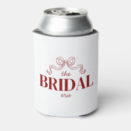 Enfriador De Latas La Era Nupcial | Boda Boceto de Lazo de Cinta Roja