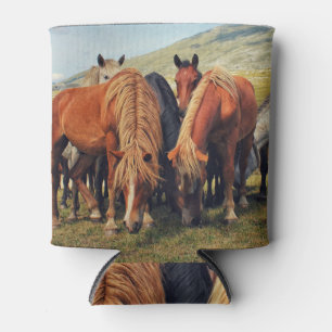 Enfriador De Latas La escena natural de Livno de Caballos Salvajes