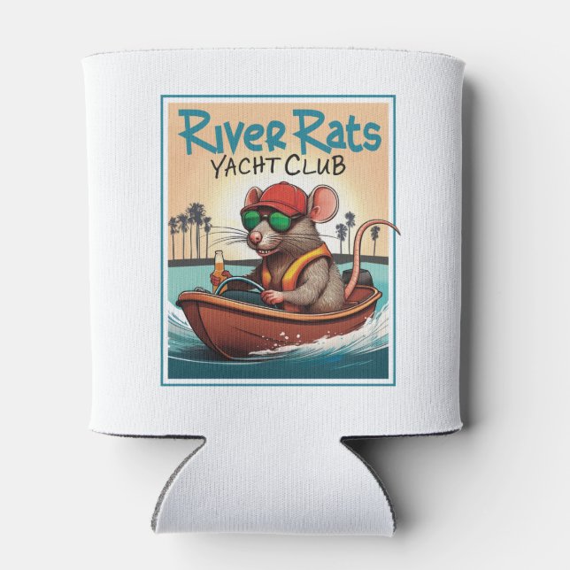 Enfriador De Latas La espuma blanca puede Koozie (Reverso)