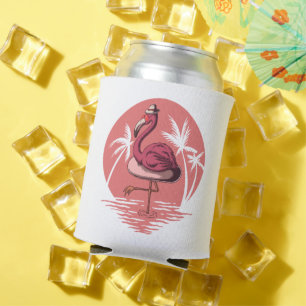 Enfriador De Latas La fiesta de flamencos rosados más genial de todas