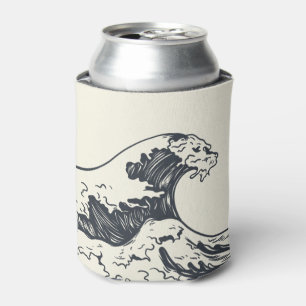 Enfriador De Latas La gran ola del ilustracion de Kanagawa