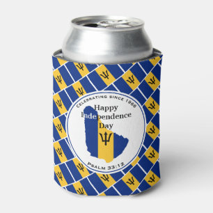 Enfriador De Latas LA INDEPENDENCIA BARBADIANA Festejando BARBADOS