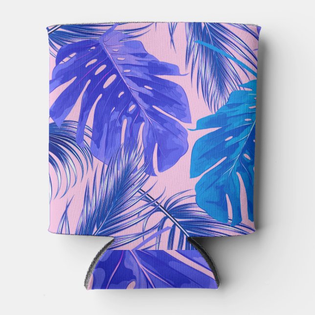 Enfriador De Latas La jungla deja un patrón tropical impecable (Anverso)