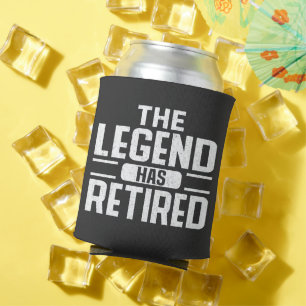 Enfriador De Latas La leyenda se ha retirado regalo de papá de retiro