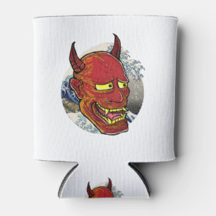 Enfriador De Latas La máscara japonesa Hannya