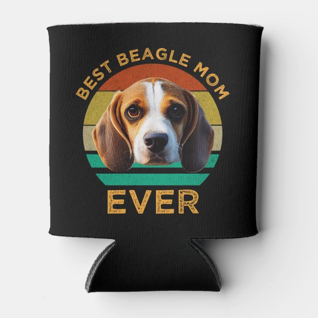 Enfriador De Latas La mejor mamá Beagle (Anverso)