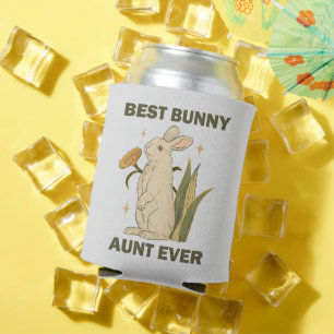 Enfriador De Latas La mejor tía conejo de todas Cute Kawaii Fiesta Fa