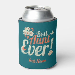 Enfriador De Latas La mejor tía de todos los tiempos vintage tía Naci