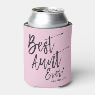 Enfriador De Latas La mejor tía de todos Personalizado de estilo d