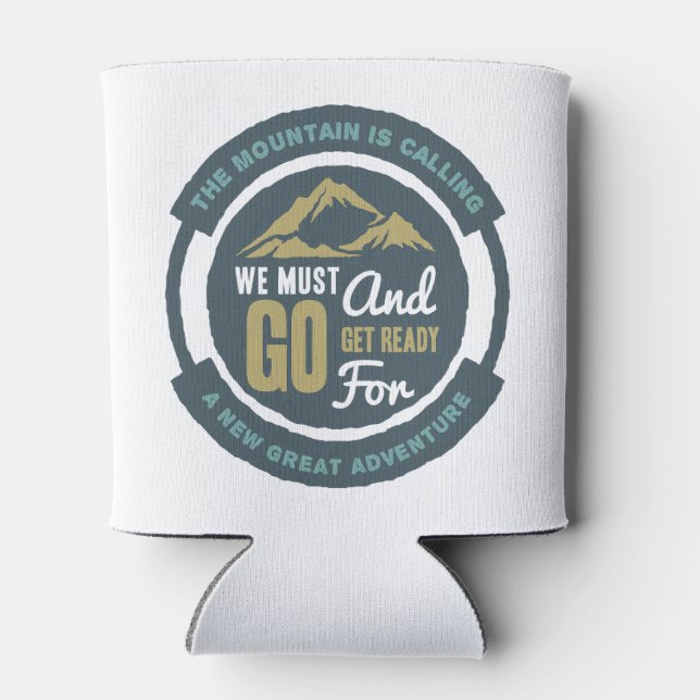 Enfriador De Latas La montaña está llamando, debemos irnos (Reverso)