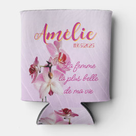 Enfriador De Latas La mujer más bella de mi vida editable