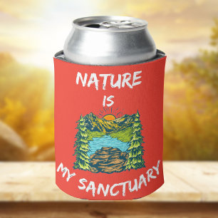 Enfriador De Latas La Naturaleza es mi himno para excursionistas