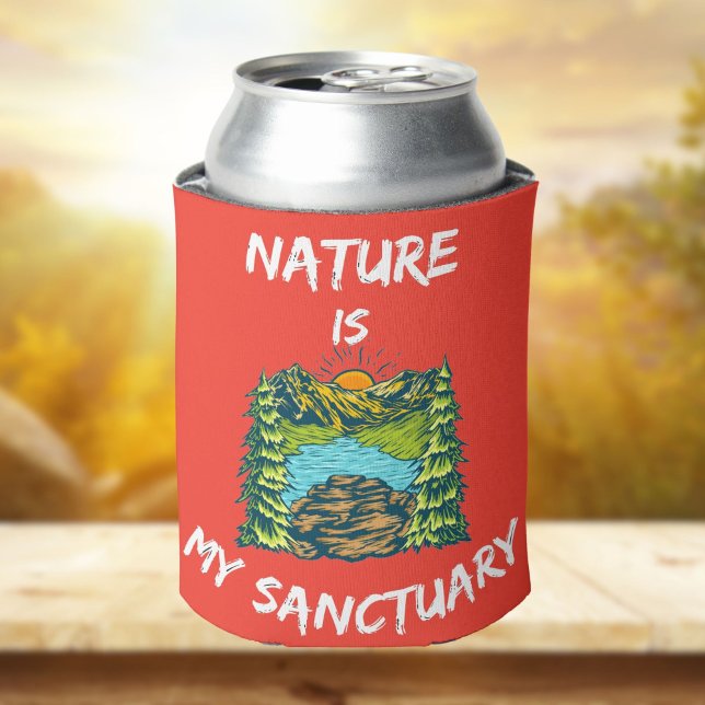 Enfriador De Latas La Naturaleza es mi himno para excursionistas (Subido por el creador)