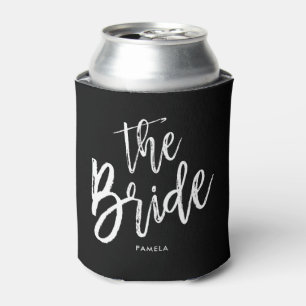 Enfriador De Latas La novia   Boda personalizada con estilo de script