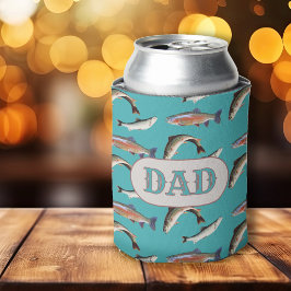 Enfriador De Latas La pesca de trucha del papá 