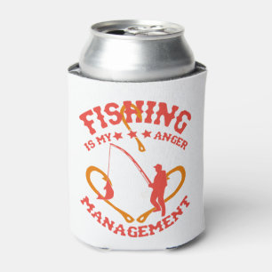 Enfriador De Latas La pesca es mi gestión de la ira