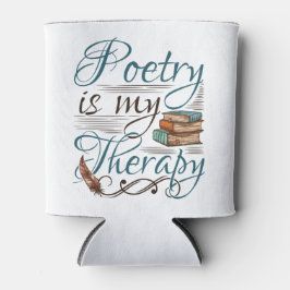 Enfriador De Latas La poesía es mi poeta de terapia escritor