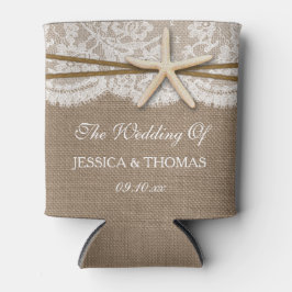 Enfriador De Latas La Rustic Starfish Beach Wedding