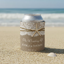 Enfriador De Latas La Rustic Starfish Beach Wedding