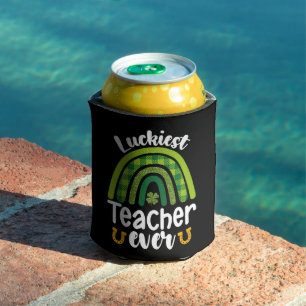 Enfriador De Latas La suerte del profesor siempre la escuela día de S