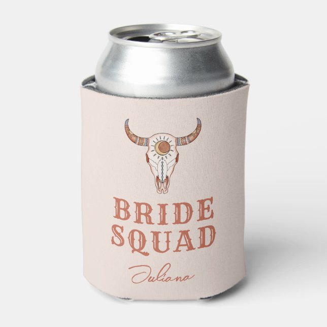 Enfriador De Latas La última brigada de rodeo de la vaca del desierto (Lata Anverso)
