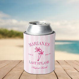 Enfriador De Latas La última soltera rosa caliente de Splash Beach Pa