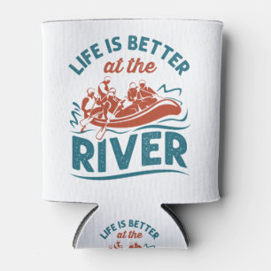 Enfriador De Latas La vida es mejor en el Río Blanco