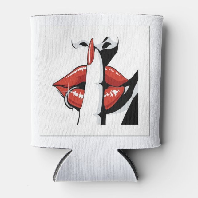 Enfriador De Latas labio rojo sht (Anverso)