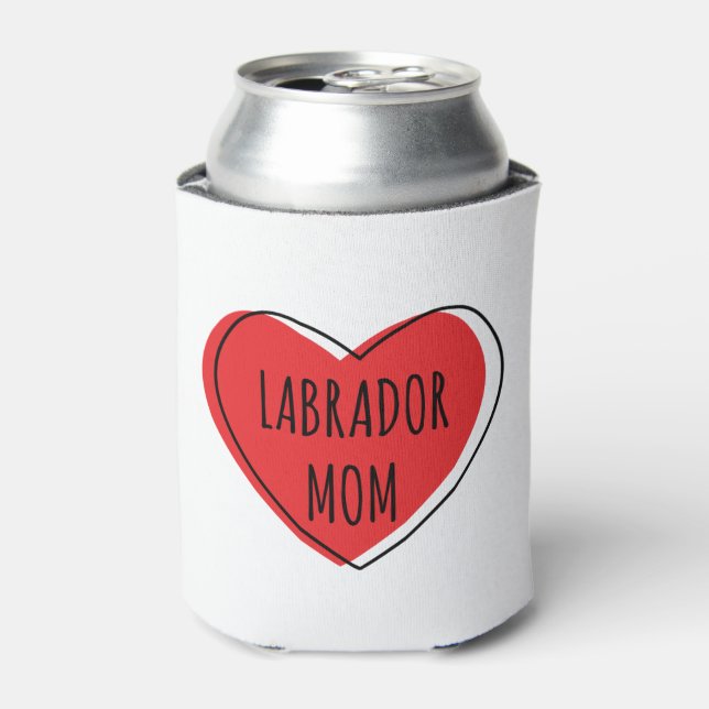 Enfriador De Latas Labrador Mom (Lata Anverso)