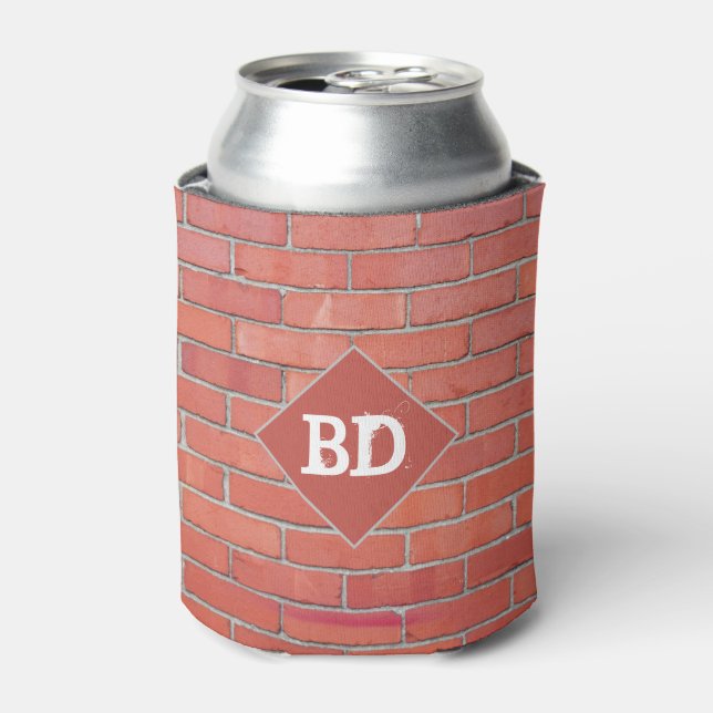 Enfriador De Latas Ladrillo rojo de pared de ladrillo para trabajador (Lata Anverso)
