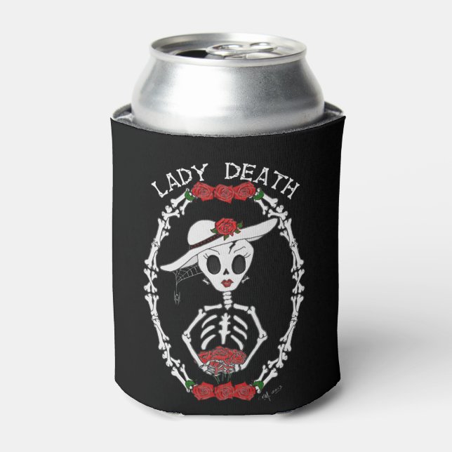Enfriador De Latas Lady Death (Lata Anverso)