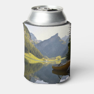 Enfriador De Latas Lago alpino en Suiza Foto