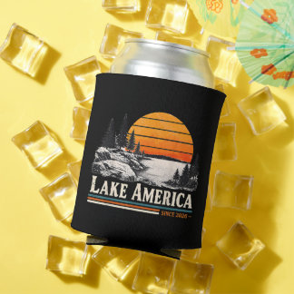 Enfriador De Latas Lago América 2026 Vintage