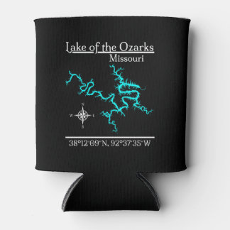 Enfriador De Latas Lago de los Ozarks Misuri Coordenadas del mapa
