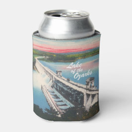 Enfriador De Latas Lago de Ozarks Vintage Bagnell Dam