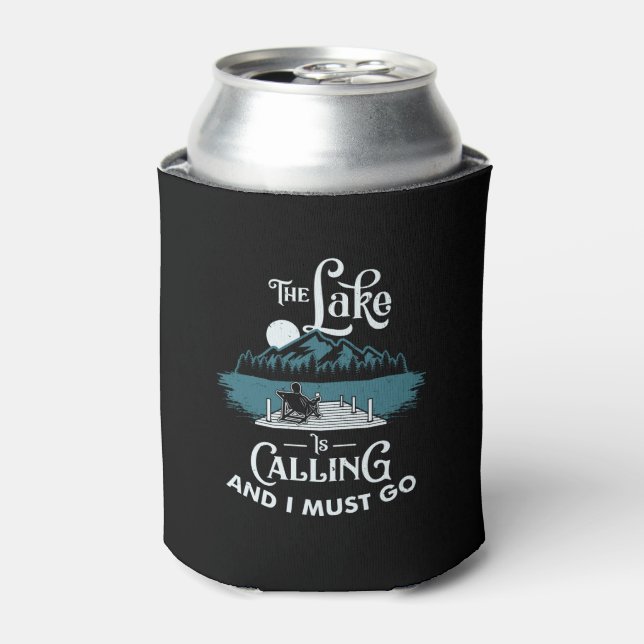 Enfriador De Latas Lago - El lago llama (Lata Anverso)