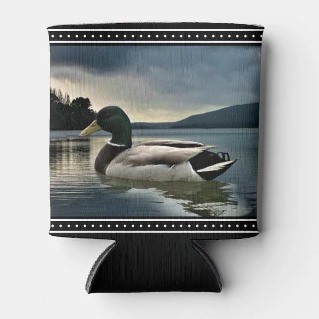 Enfriador De Latas Lago Mallard Duck (Anverso)